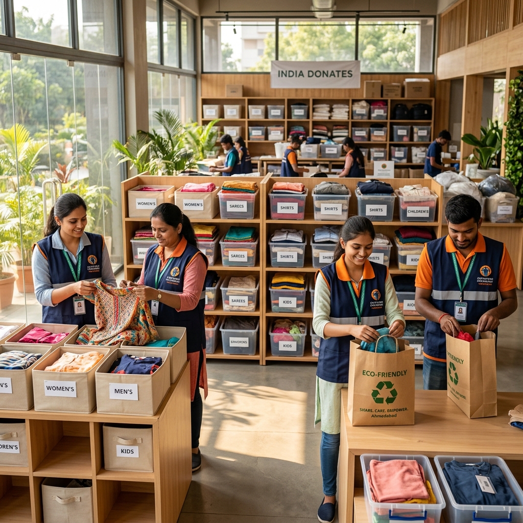 DAANIQ Arpan Kendra Clothes Sorting & Collection Delhi